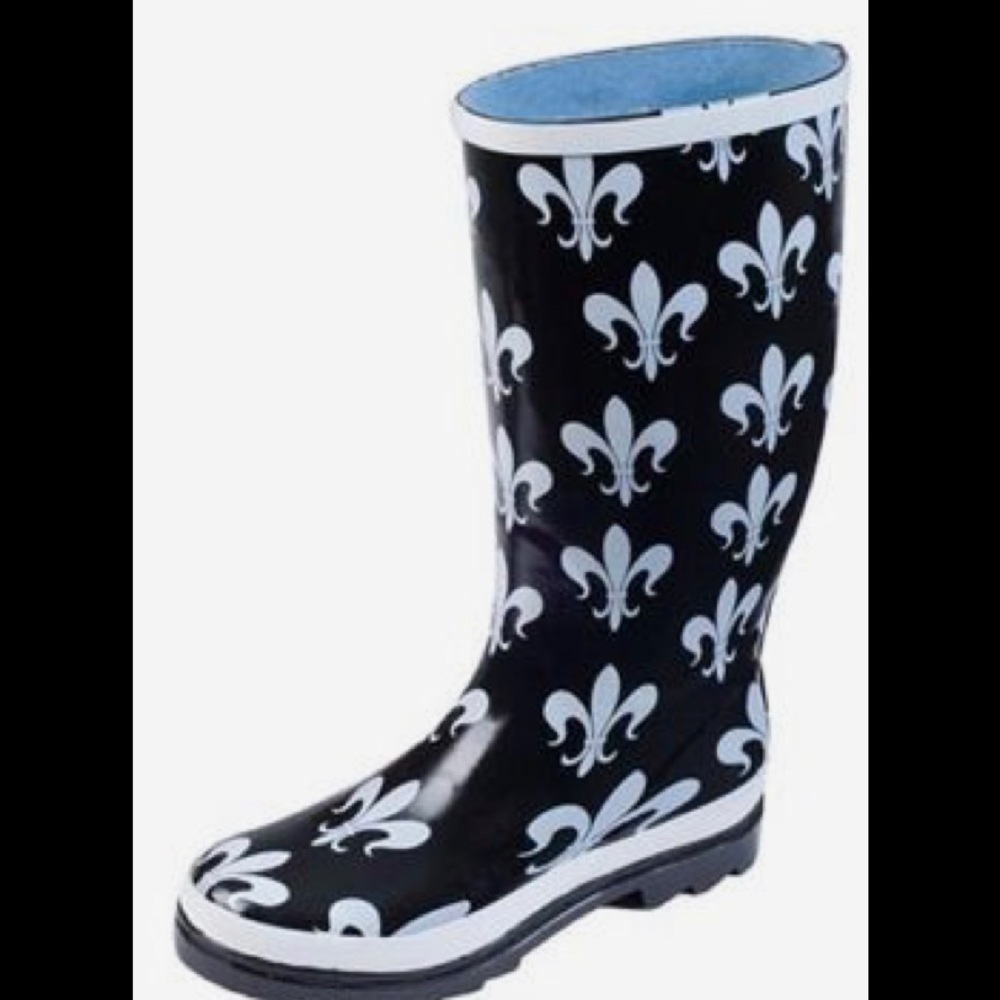Fleur De LIs Rain boots ☔️ 🌧 // Like New